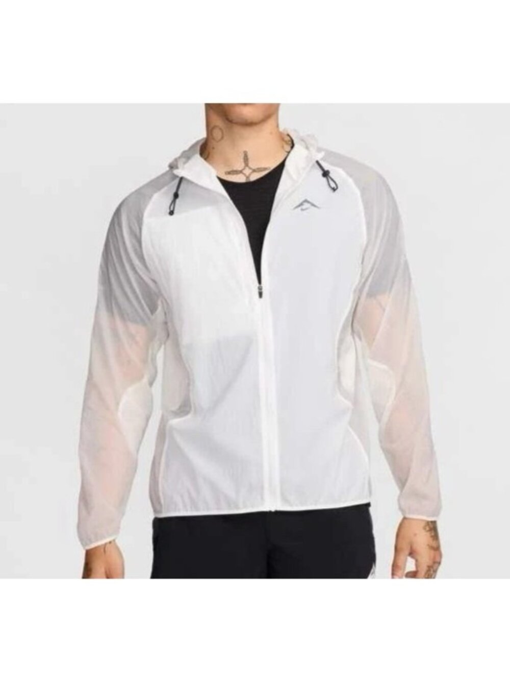 Men's Nike Trail Aireez Packable Lightweight Running Jacket FN4002-121 Size M